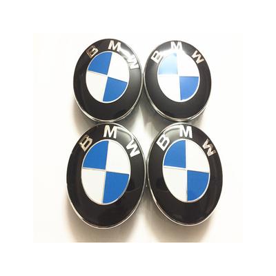 4X-68mm BMW Fælgnavskåber Emblemer Passer til de fleste 1 3 5 7 Serie X1 X3 X4 X5 X6