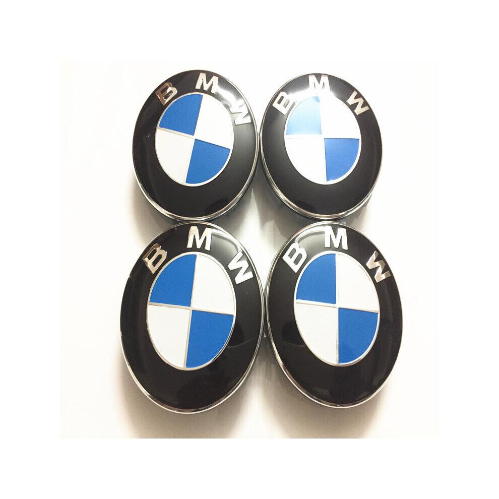 4X-68mm BMW Wheel Centre Caps Emblem Fits Most 1 3 5 7 Series X1 X3 X4 X5 X6