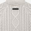 Fear of God Essentials Textured Solid High-Neck Long-Sleeve Pullover Knitwear Men Tops Wheat FOG-SS22-104