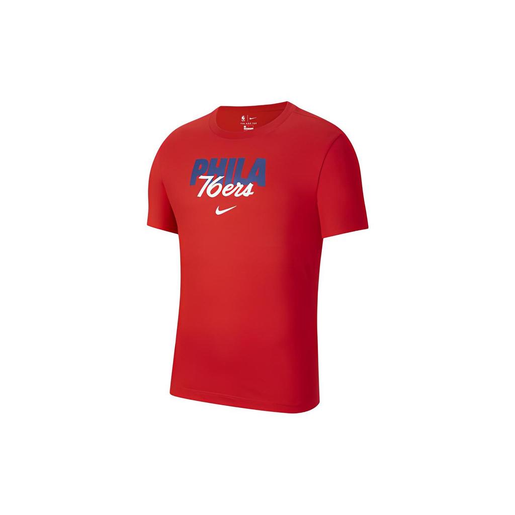 Nike Philadelphia 76ers DNA Dri-Fit NBA Short-Sleeve T-Shirt Men Tops Red CK8967-657