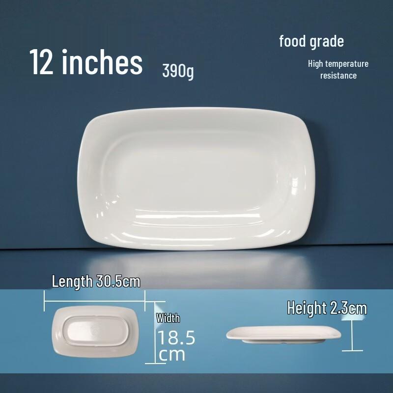 777 Food Grade Melamine Rectangular Dinner Plate