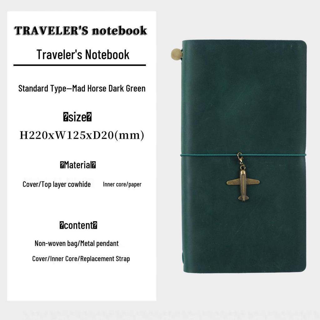 Diário de Viagem TN: Caderno Artesanal de Couro de Vaca Vintage