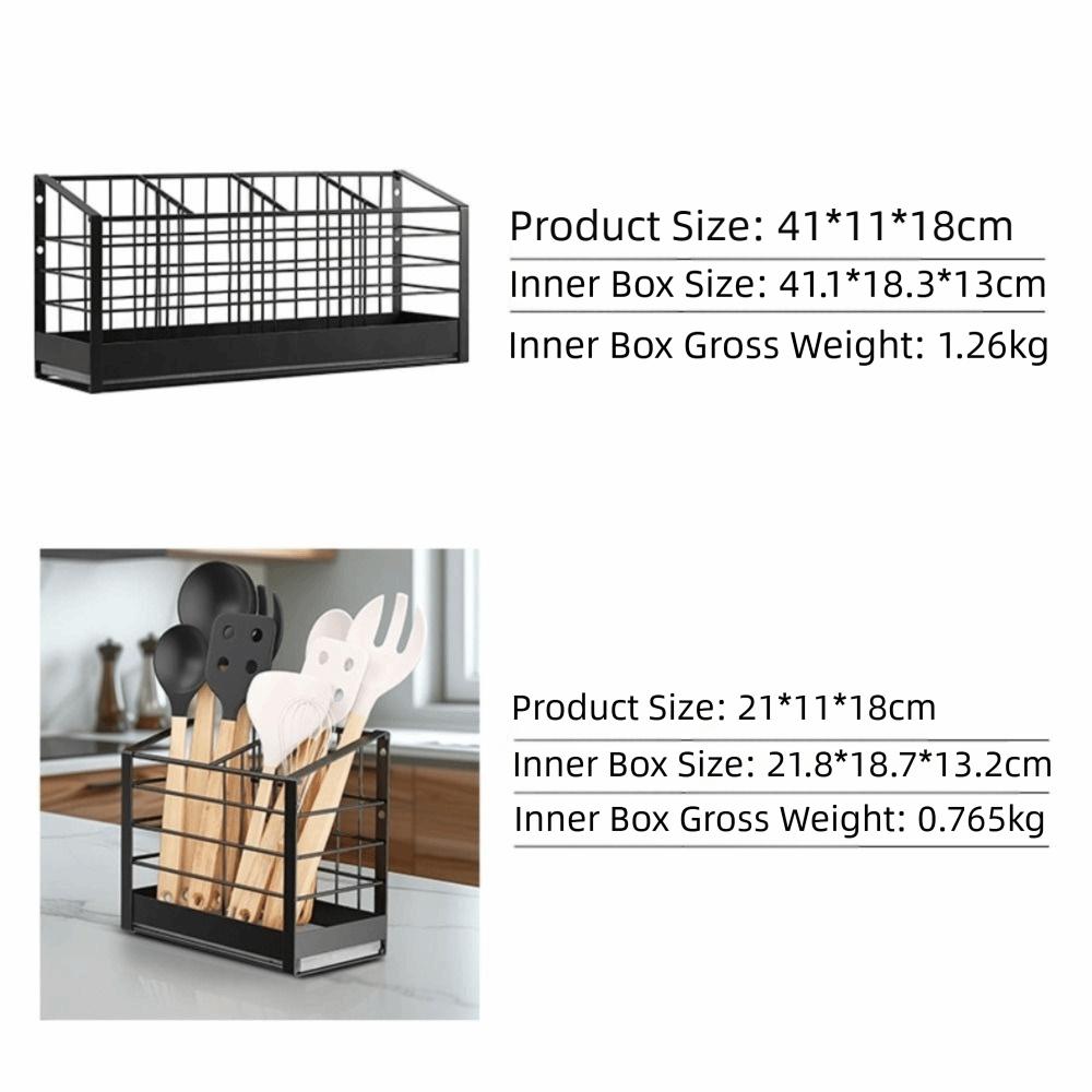 Large Capacity Cooking Utensil Holder Quick Drying Countertop Utensil Stand  Kitchen