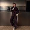 2026 Women's Spring/Autumn Striped Colorblock Zipper Cardigan & Long Pants Two-Piece Set