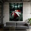 Game R-Resident Leon Kennedy Evil Vs. Silent Rose Hill Printed Wall Tapestry Personalized University Dormitory Decoration