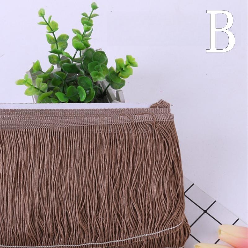 New 10 Yards 15cm Long Tassel Fringe Lace Trim Ribbon Tassels For Curtains Dresses Fringes Sewing Trimmings Accessories Crafts