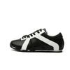 Cowhide Version Zhao Ruth Leather Square Head Zebra Shoes Platform Lace-up Casual Sports Shoes Women's Color Matching