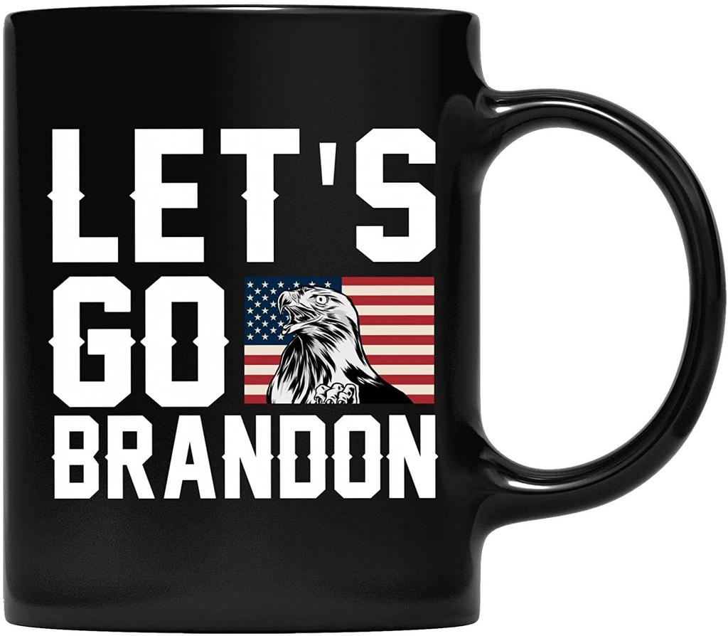 Let'S Go Brandon Ceramic Coffee Mug Tea Cup Hot-Selling American Fjb New Model