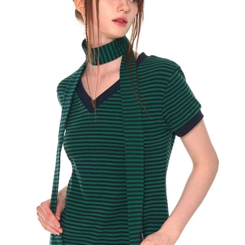 

ZIZEMUSEUM STRIPE MUFFLER (GREEN) FREE