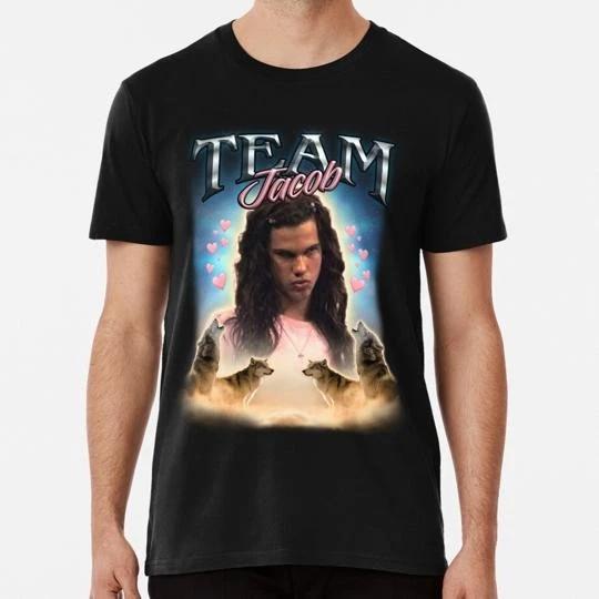 Team Jacob Cursed Fan Collage Size S to 5XL Made in the USA T-Shirt XL