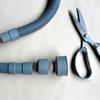 1PC PP Drain Pipe Washing Machine Dishwasher Drain Waste Hose Extension Pipe With Hoses Clamp Sets Wash Machine Accesories