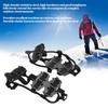 1 Pair 24 Teeth Climbing Crampons Stainless Steel Antiskid Outdoor Snow Ice Shoe Covers