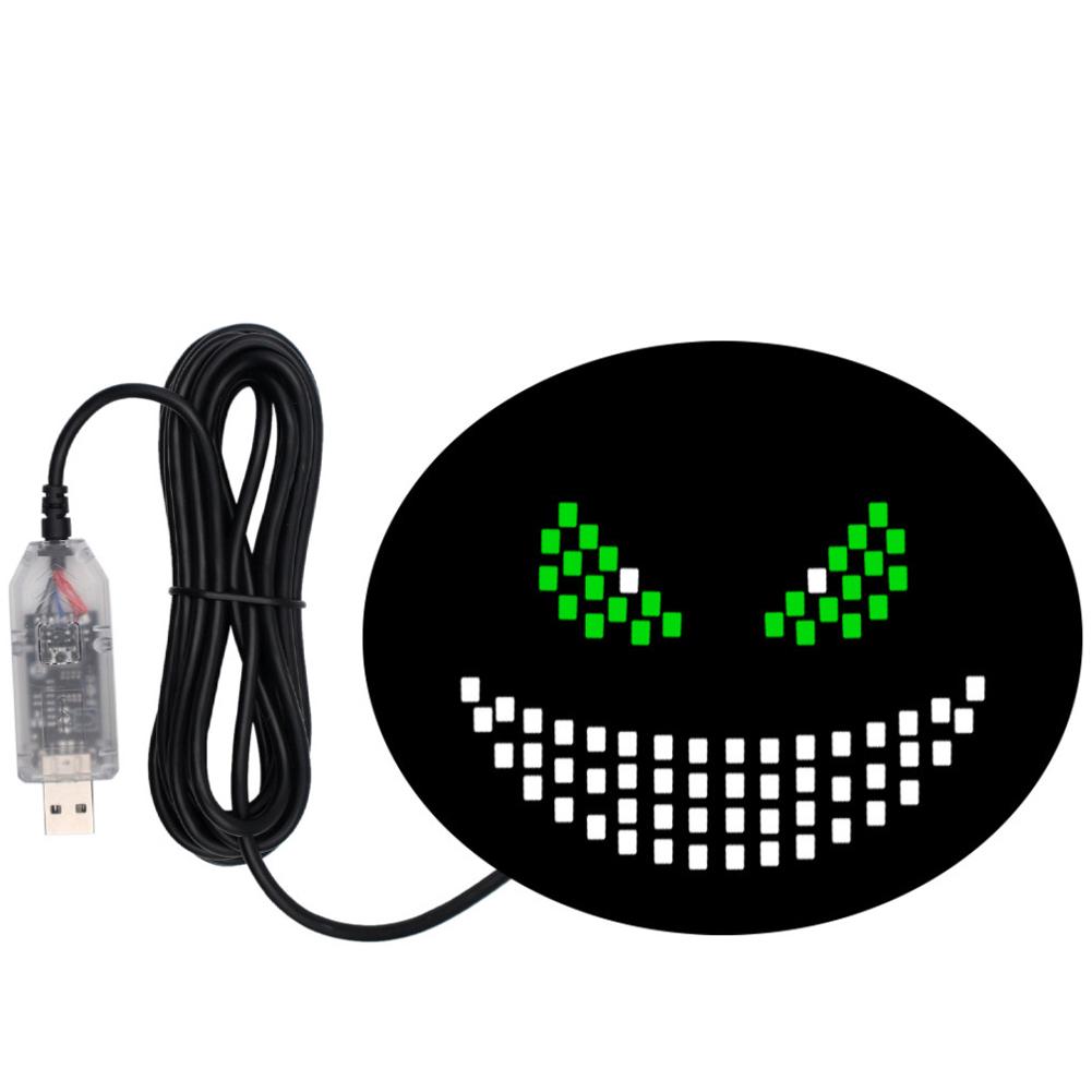 Car Devil's Eye LED Decorative Light Strips Rear Window Warning Light Devil Eye Atmosphere Lamps Car Decoration Accessories