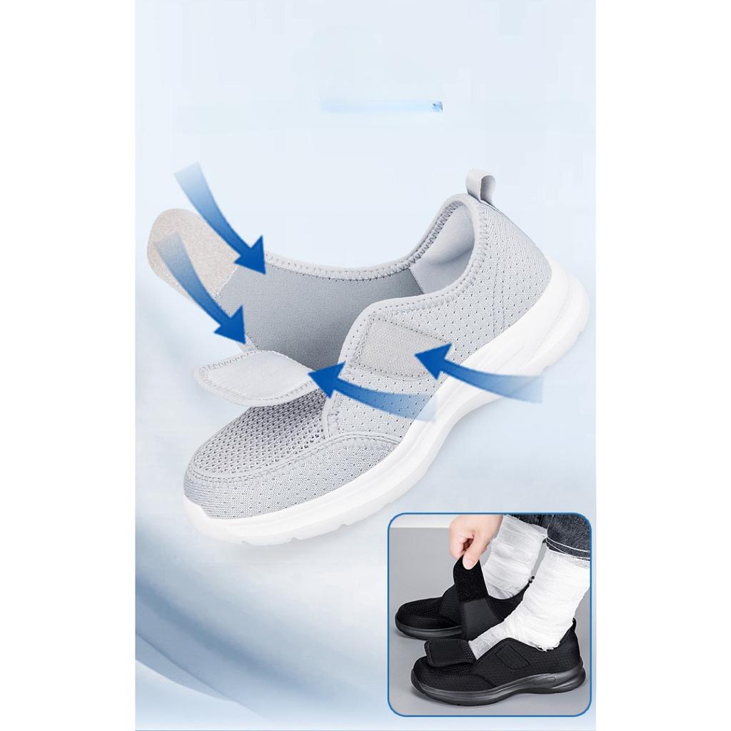 Widening Walking Shoes, Summer Fly Woven Mesh, Lightweight, Fashionable, Simple, Rehabilitation Shoes, Fashionable Shoes