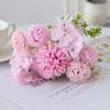 Hydrangea Artificial Flowers Silk Ball Chrysanthemum Home Decora Living Room Fake Flowers Brial Bouquets Festival Wedding Wreath