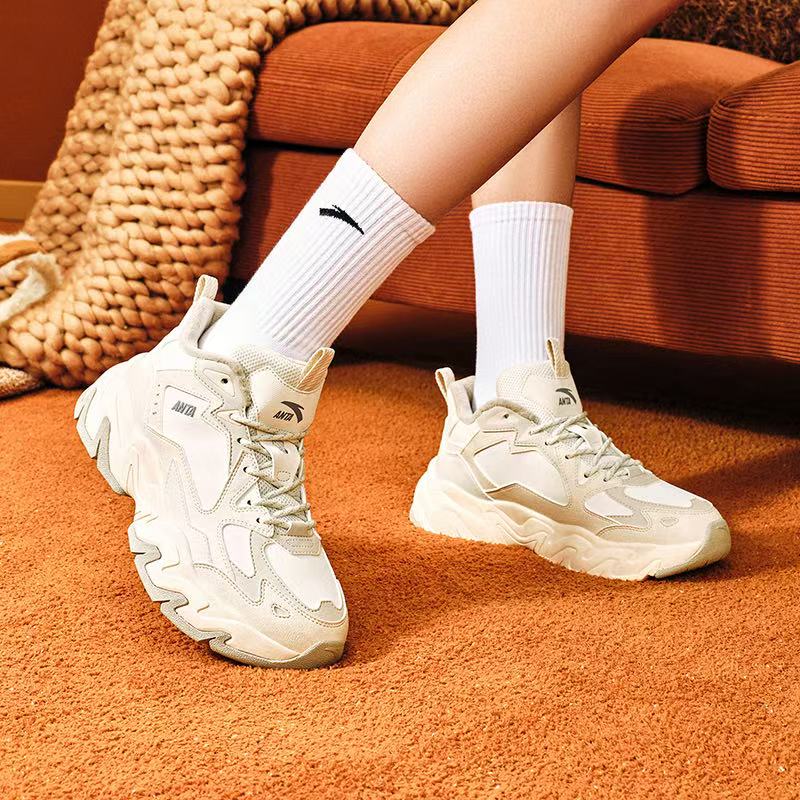 Anta Panshi Commuting Versatile Comfortable Simple Trendy Wear-Resistant Warm Low-Top Casual Shoes Women Casual Shoes 122548952-2