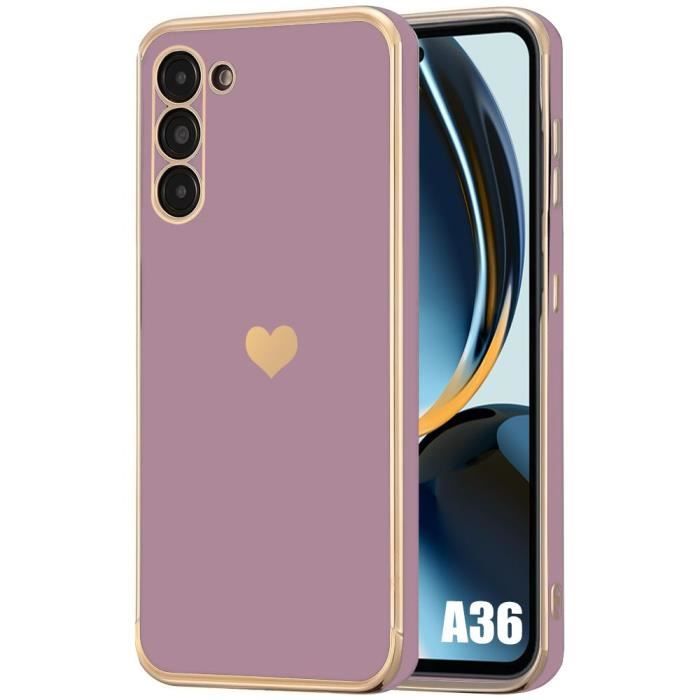 Case - BOOLING - for Samsung Galaxy A36 - TPU Protection - Shockproof - Flexible - Purple
