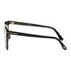 TF Logo Acetate Irregular Shape Sunglasses Unisex Sunglasses Black TF1132K5605V