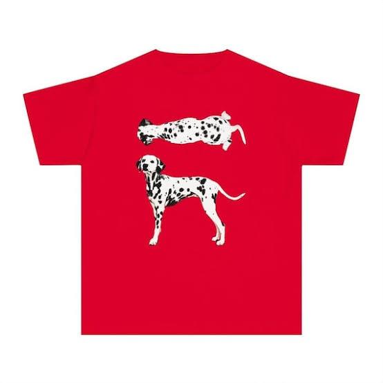 Spotted Dog Print Tshirt Harajuku Cool Loose Oversized Unisex T Shirt Streetwear Cotton New Retro Short Sleeves Graphic Classic