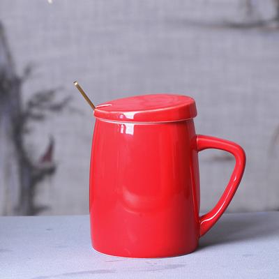 Simple Creative Color Ceramic Mug Breakfast Milk Office Tea Cup