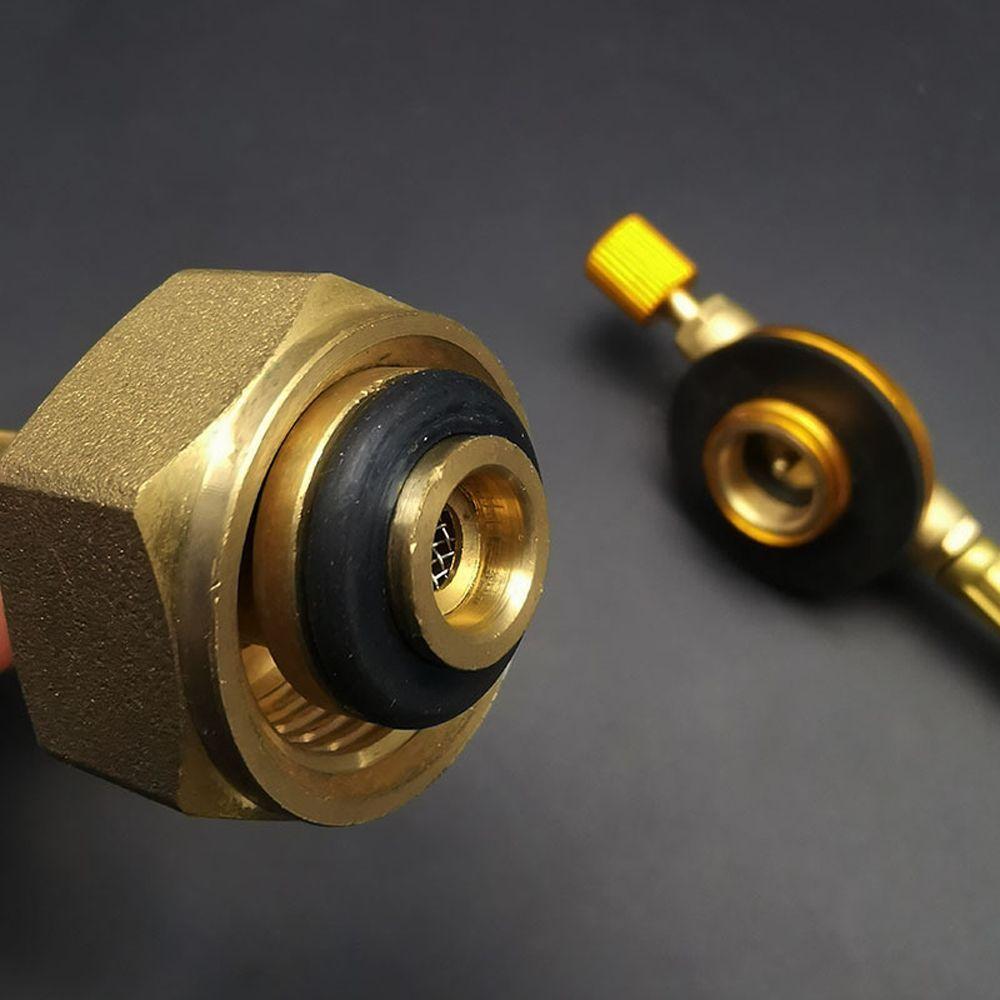 Tourist Equipment LPG Gas Stove Coupler Stove Metal Tube Propane Refill Adapter Container Adapter
