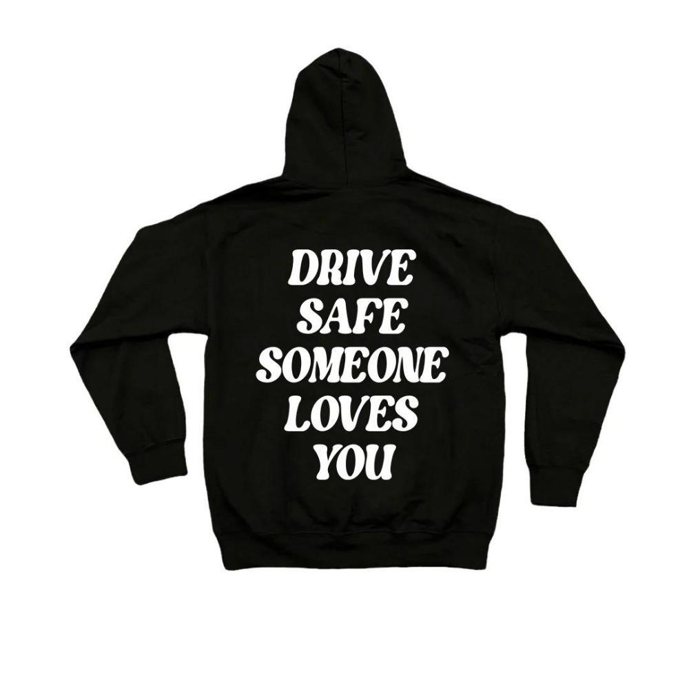 

Женский флисовый свитер с рукавами на плечах, однотонный с принтом букв, карманом-кенгуру, кулиской и принтом в виде шнурка, толстовка с капюшоном 5XL чёрный