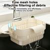Collapsible Sink Waste Catcher Hanging Drain Basket, Foldable Stretchable Kitchen Colander, Space Saving Food Compact Storage Basket Strainer,