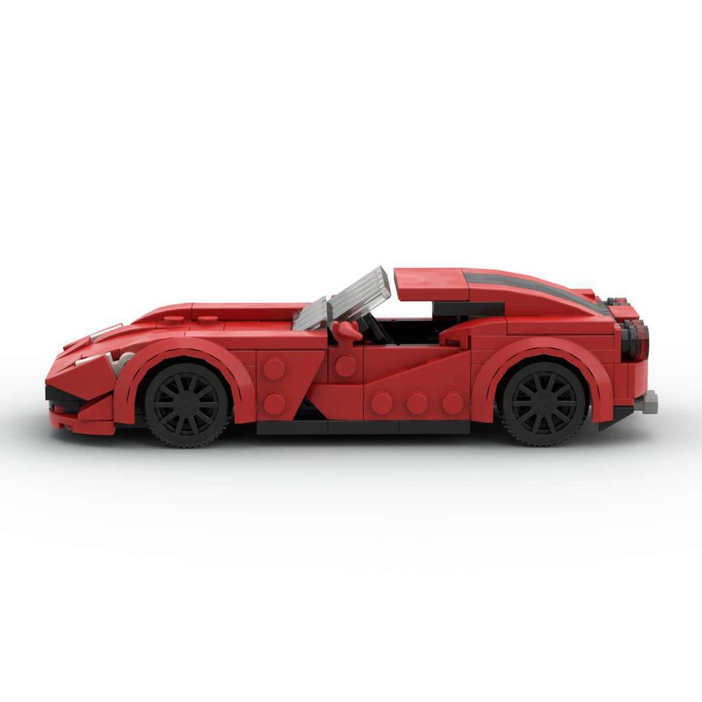 MOC Blocks Compatible with Lego: Creative Sports Car Racing Toy for Kids
