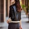 Women S Short Faux Leather Jacket Fashion Casual Outerwear