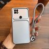 Luxury Big Window Phone Case with Lanyard for Xiaomi Redmi 10C Premium Textured Casing