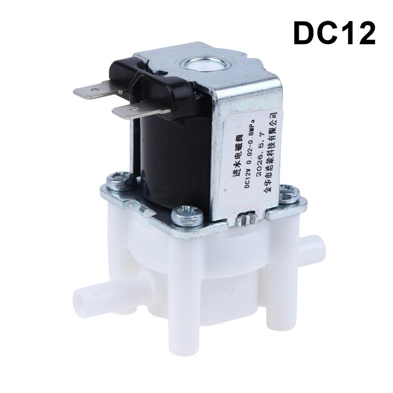 Electric Plastic Solenoid For Valve Dc12V 24V 36V 48V Ac110V 220V 1/4" Normal Closed Inlet Water Control Valve Controller Switch