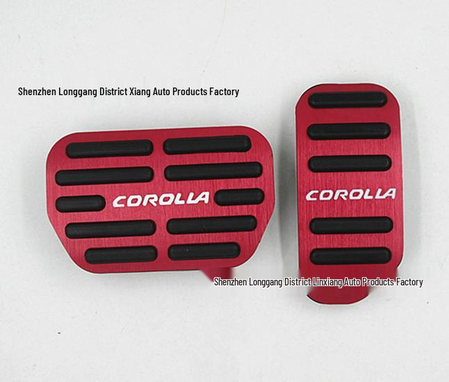 Non-Destructive Aluminum Pedals for 2014-2019 Corolla - Anti-Slip Brake & Accelerator