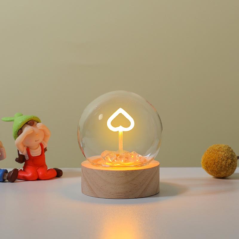 Creative Children's USB Light Bulb Night Light - Fun Bedroom Desk Ornament & Birthday Gift