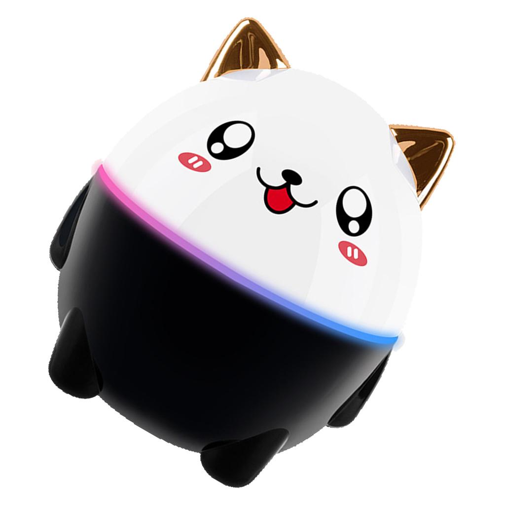 Niedlicher Haustier-Luftbefeuchter Feiner Nebel Befeuchtend Beleuchtung Desktop-Luftbefeuchter für Schlafzimmer Büro 230ml Panda