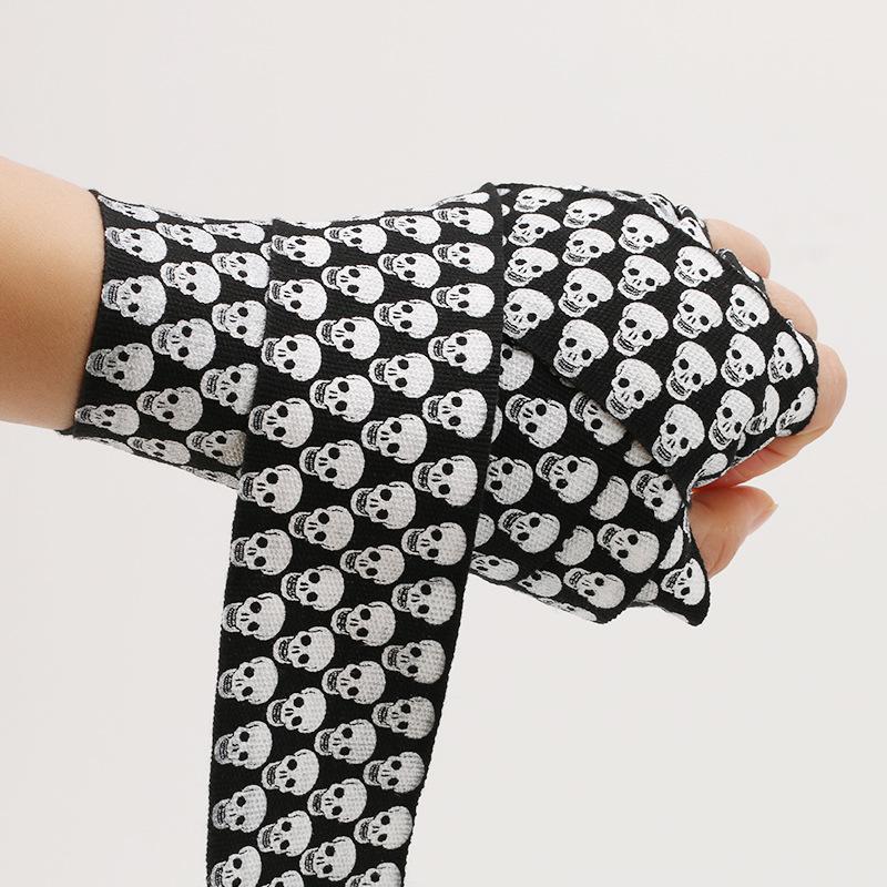 5m Elastic Boxing Hand Wraps - Training & Competition Model, Printed Fighting Bandages