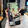 Husă de telefon Grand Theft Auto GTA V Pentru Samsung A25 A13 A33 5G A54 A36 A35 A56 A52 A14 Antișoc Capac Moale