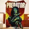 Movie P-Predator Throw Flannel Throw Blanket, Lightweight Cozy, Durable Washable cute Cool