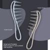 10pcs Wide Tooth Comb Ergonomic Handle Portable Plastic Detangling Comb for Men Women Hair Styling
