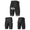 Men's Summer Outdoor Cycling Shorts High Elastic Sponge Pad Shock Absorption Breathable Sweat Absorption Riding Shorts Black Asian Size M (EU Size S)