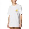 Converse T Shirts Men's White Crew Neck Moderate Straight Fit 10023993-A03