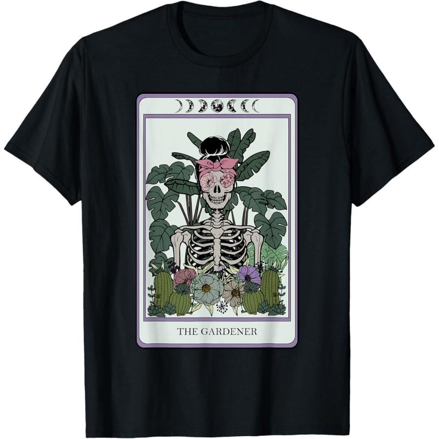 The Gardener Tarot Card Funny Gardening Garden Plants Lovers T-Shirt S