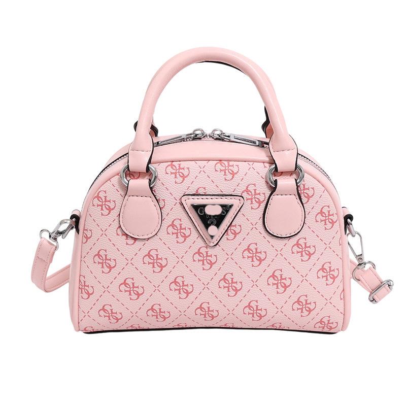 Women's 2025 Cross-border Printed Bowling Bag: European & American Style Versatile Crossbody Handbag
