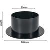 100/125/150mm Straight Pipe Flange Connector Ventilation Ducting Exhaust Pipe Connectors Air Outlet Exhaust Outlet Connector