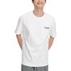 Skechers Letter Round Neck Pullover Sports Loose Quick-Dry Short Sleeve T-Shirt Unisex Tops Bright-White L124U152-0019
