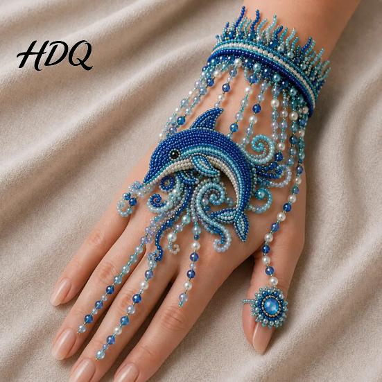 Pulsera Ajustable DIY Kit de Mano con Cuentas Tejido de Cuentas Set para Hacer Joyería Kit de Manualidades de Cadena Hecho a Mano para Adultos Regalos Amantes de las Manualidades