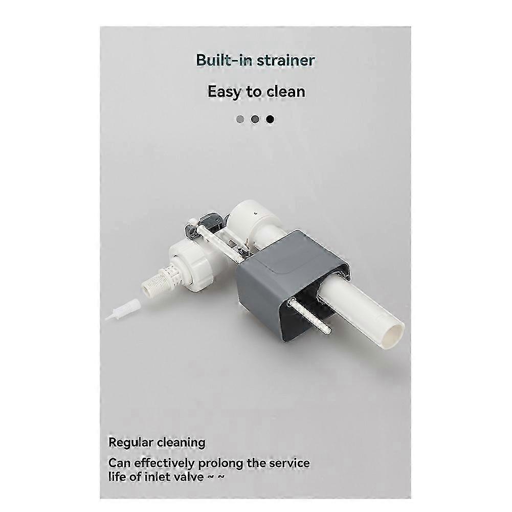 In-Wall Bathroom Water Tank Fitting with G3/8inch Hanging Toilet Water Valve Accessory