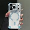 Transparent Magnetic Phone Case For For Iphone 11 12 13 14 15 16 17 Pro Max Air Plus Magsafe Bracket Lens Protection Cases Cover