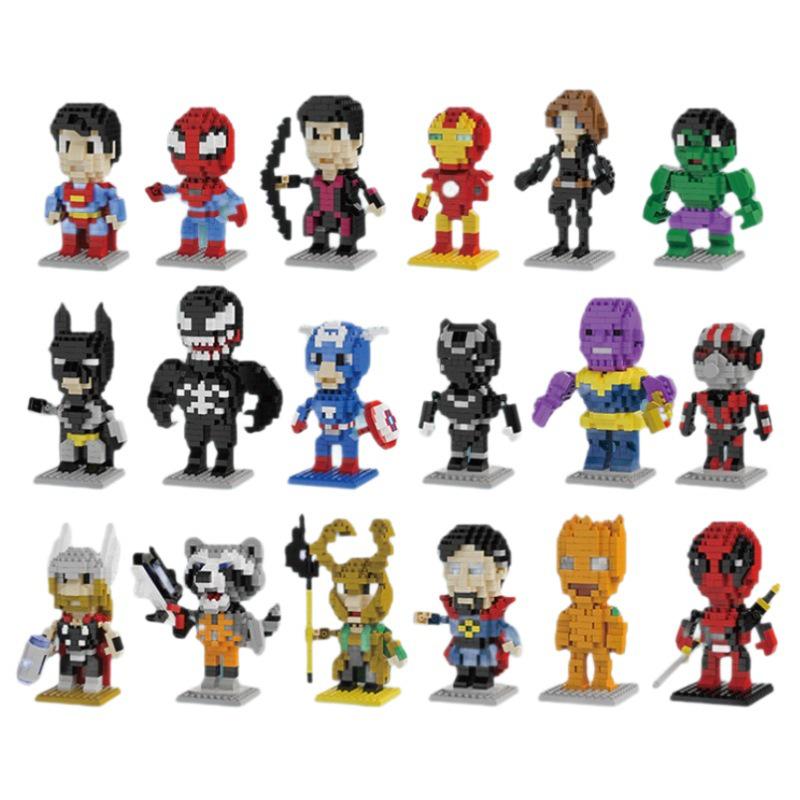 Avengers Heroes Building Block Toys - Compatible with Lego Small Pieces, Educational & Decorative.
