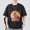 T-shirt in Cotone a Maniche Corte con Stampa Dragon Ball Z Son Goku Vegeta Unisex Abbigliamento Donna Harajuku Yk Tee Vintage Casual Tee Top