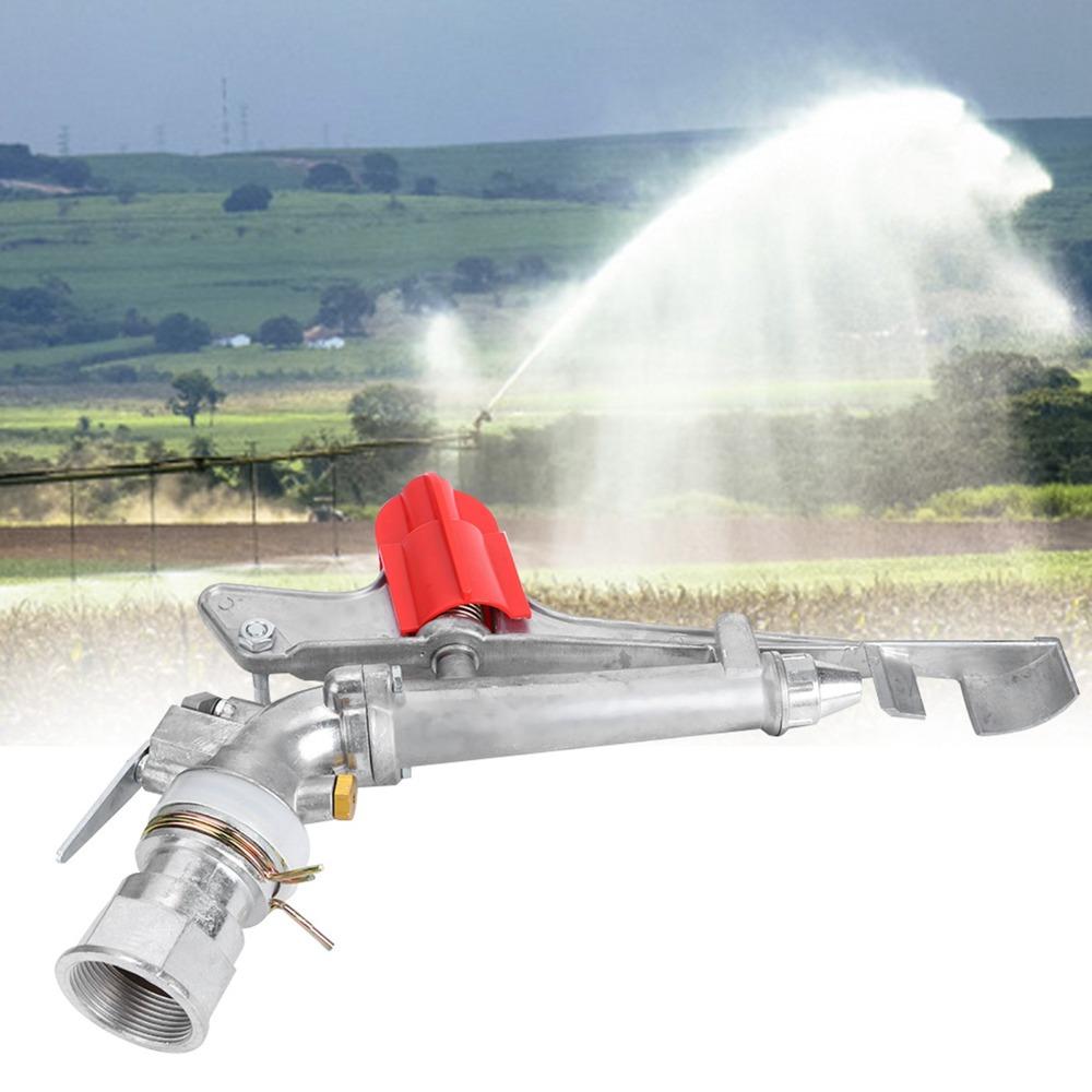 1.5in DN40 Female Thread Irrigation Sprinkler Zinc Alloy Rocking Arm Sprinkler  Home Gardening
